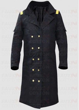 Steampunk Gothic Men's Double Breasted Costume Coat